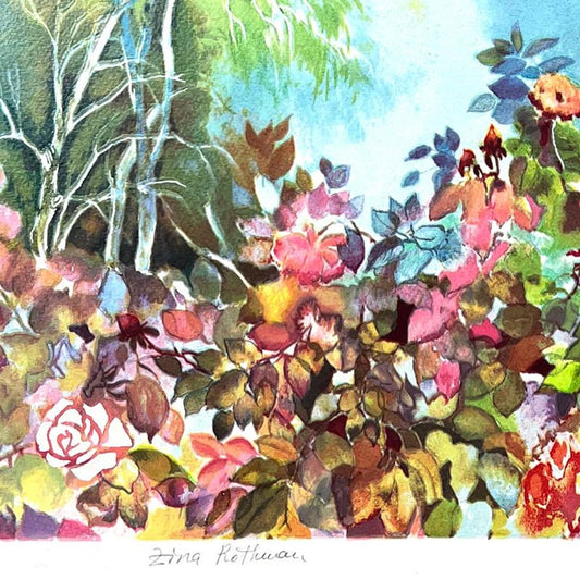 Zina Roitman, Limited Edition Serigraph, Hand Signed and Numbered, Letter of Authenticity.