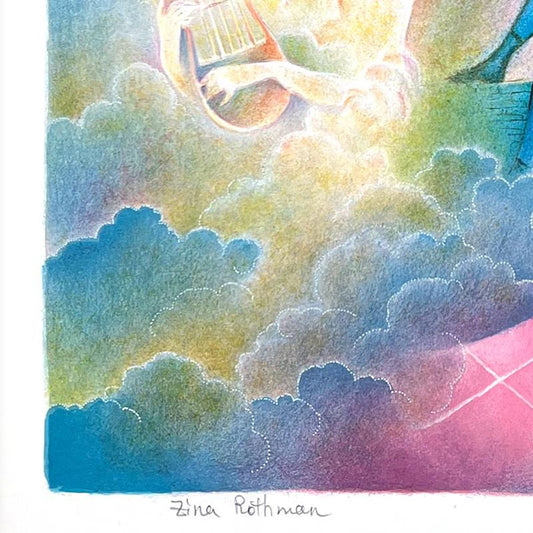 Zina Roitman, Limited Edition Serigraph, Hand Signed and Numbered, Letter of Authenticity.
