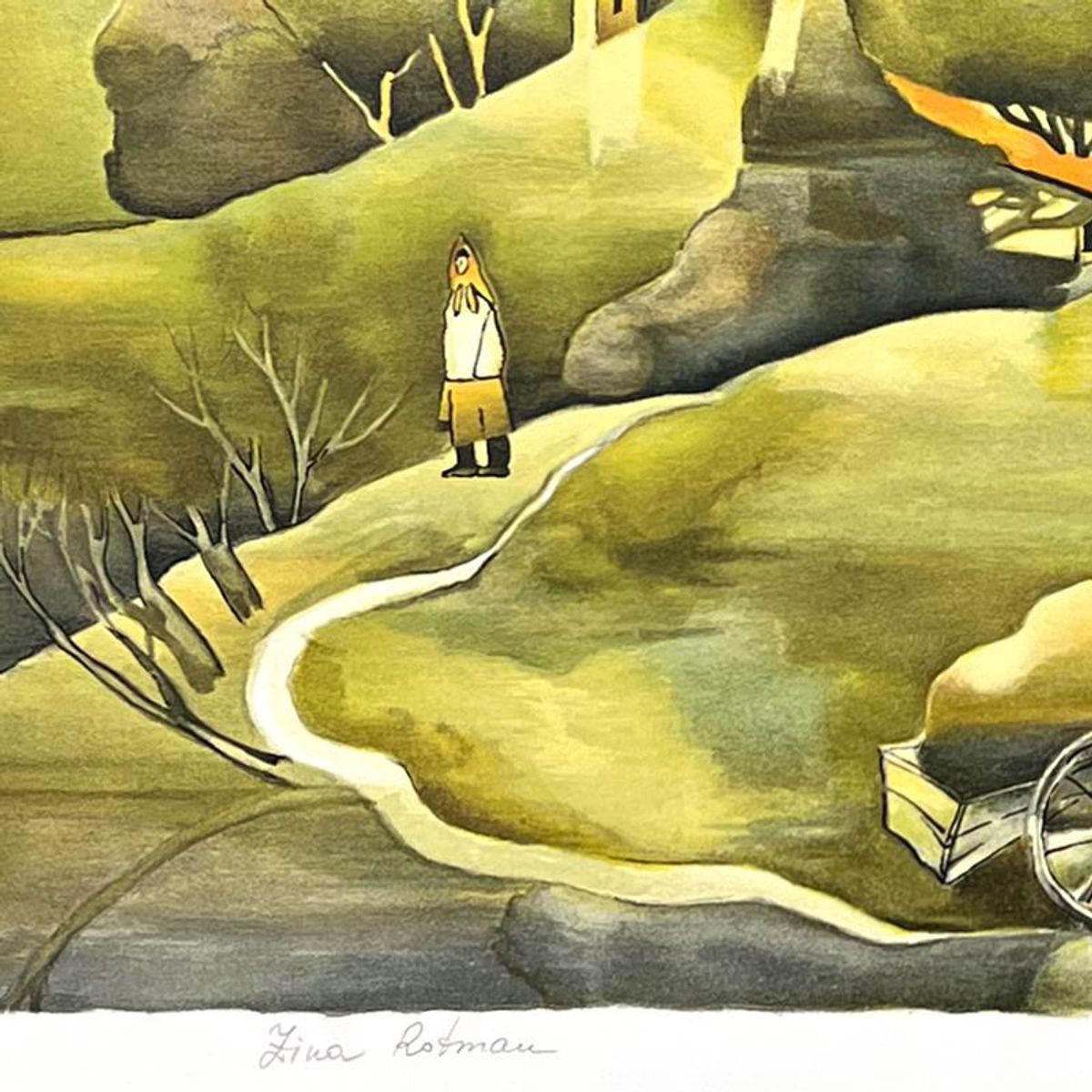 Zina Roitman, Limited Edition Serigraph, Hand Signed and Numbered, Letter of Authenticity.