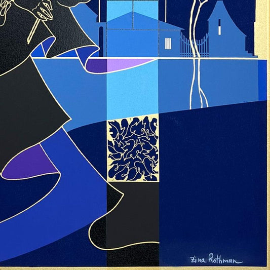 Zina Roitman, Limited Edition Serigraph, Hand Signed and Numbered, Letter of Authenticity.