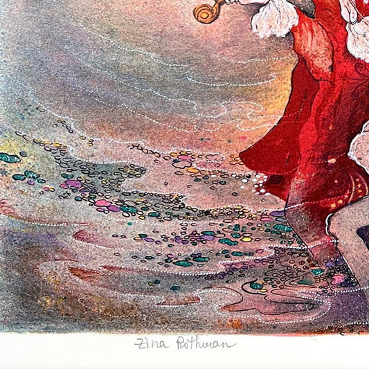 Zina Roitman, Limited Edition Serigraph, Hand Signed and Numbered, Letter of Authenticity.
