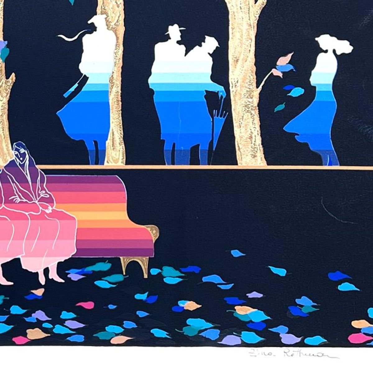 Zina Roitman, Limited Edition Serigraph, Hand Signed and Numbered, Letter of Authenticity.