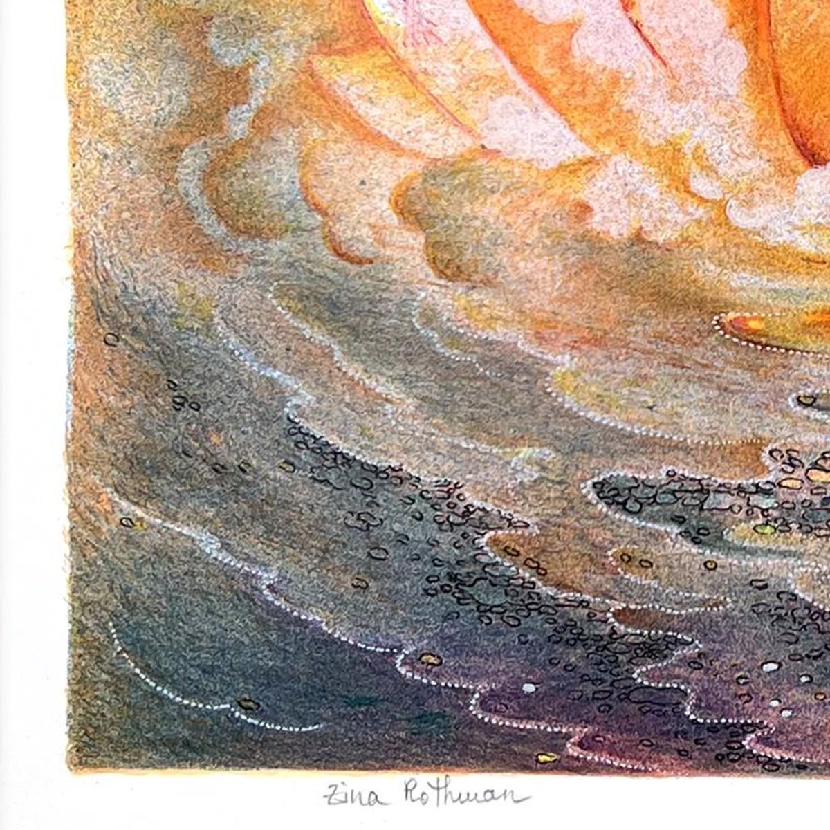 Zina Roitman, Limited Edition Serigraph, Hand Signed and Numbered, Letter of Authenticity.