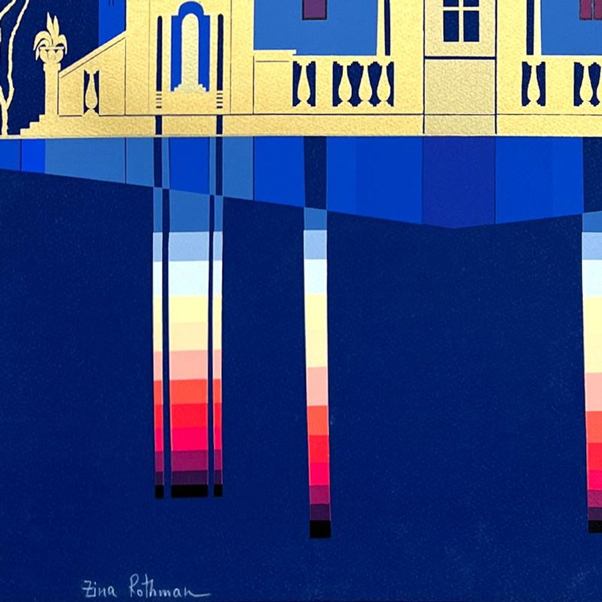 Zina Roitman, Limited Edition Serigraph, Hand Signed and Numbered, Letter of Authenticity.