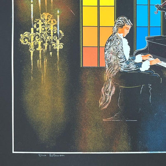 Zina Roitman, Limited Edition Serigraph, Hand Signed and Numbered, Letter of Authenticity.