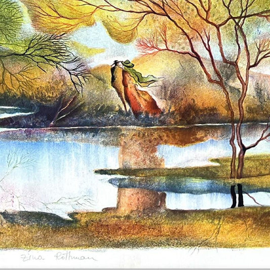 Zina Roitman, Limited Edition Serigraph, Hand Signed and Numbered, Letter of Authenticity.