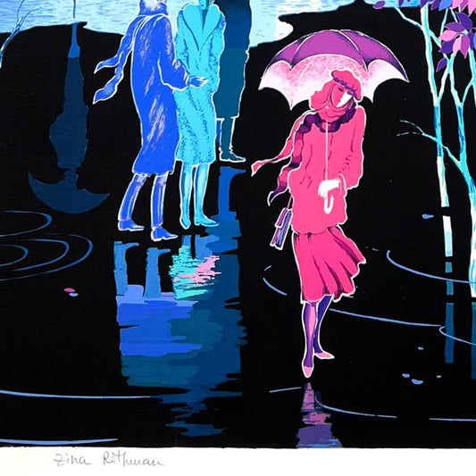 Zina Roitman, Limited Edition Serigraph, Hand Signed and Numbered, Letter of Authenticity.