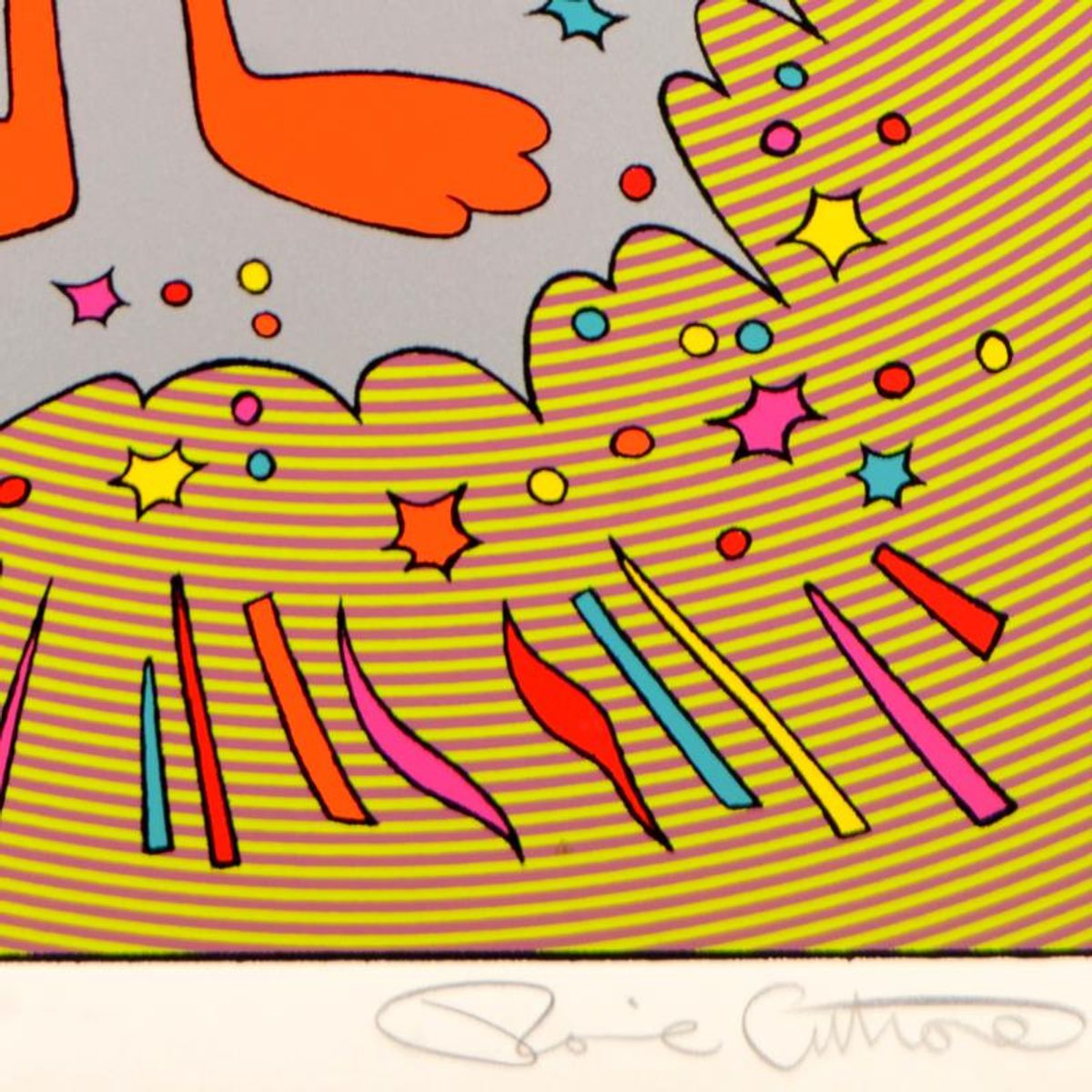 Ronnie Cutrone (1948-2013), "Identity Crisis" Limited Edition Serigraph, Numbered and Hand Signed with Letter of Authenticity.