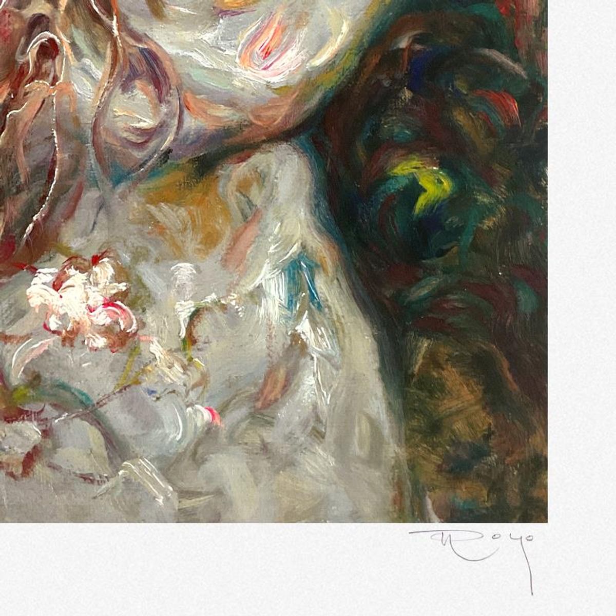 Royo, "Primavera" Limited Edition Printer's Proof Serigraph (24" x 14"), Numbered and Hand Signed with Letter of Authenticity.