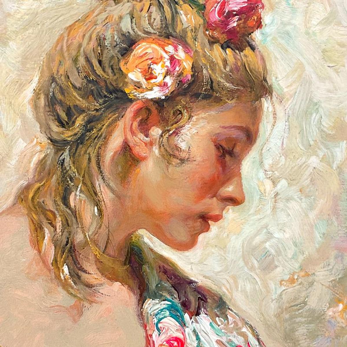 Royo, "El Clavales" Unsigned Serigraph on Clayboard with Letter of Authenticity.