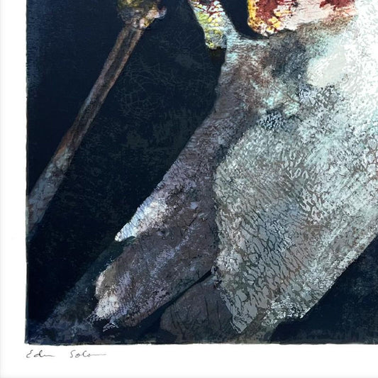 Edwin Salomon (1935-2014), "Parrots" Limited Edition Serigraph, Hand Signed and Numbered; Letter of Authenticity.