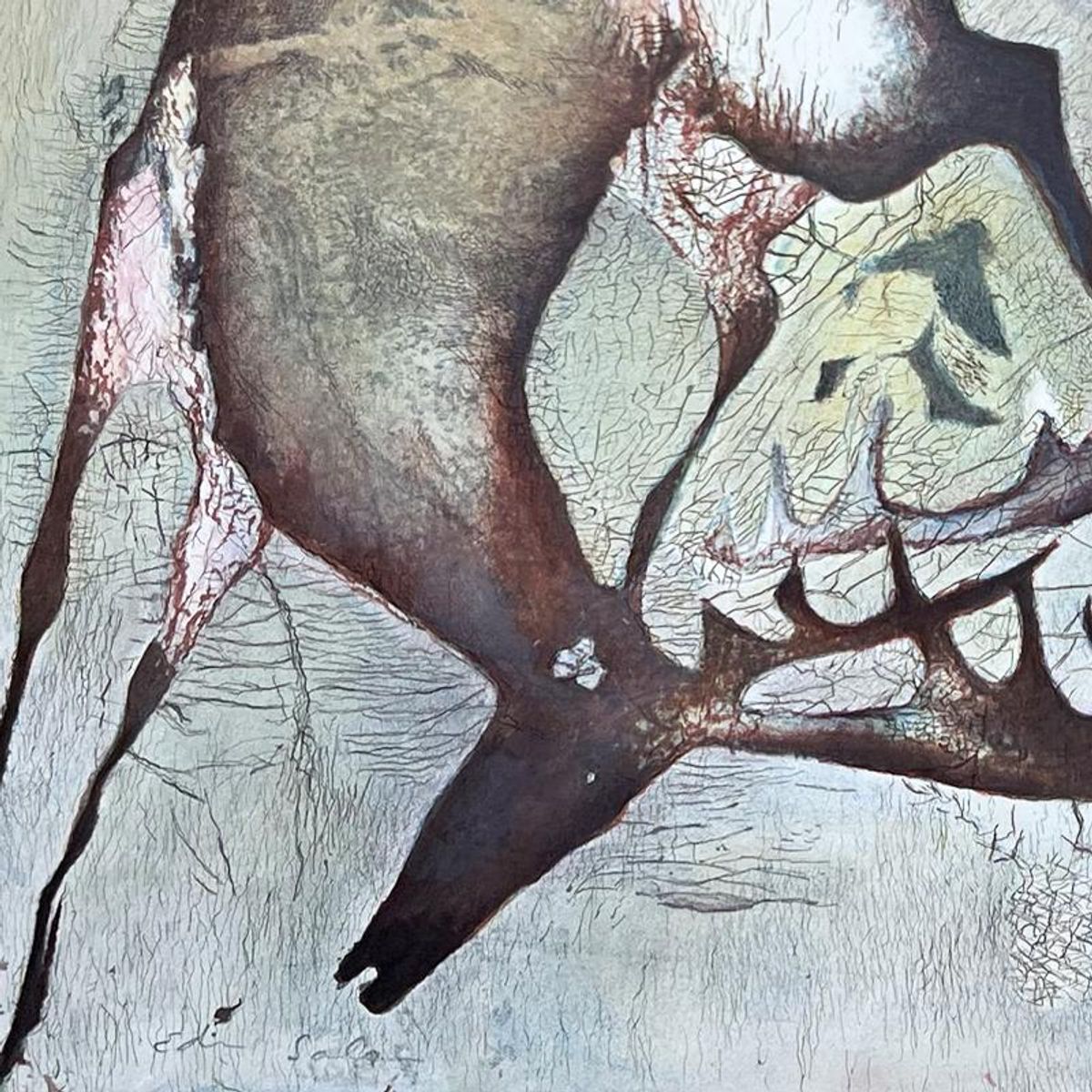 Edwin Salomon (1935-2014), "Force" Limited Edition Serigraph, Hand Signed and Numbered; Letter of Authenticity.