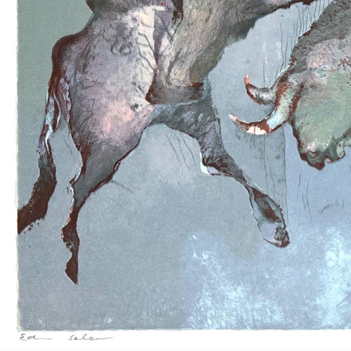 Edwin Salomon (1935-2014), "El Picador (Light)" Limited Edition Serigraph, Hand Signed and Numbered; Letter of Authenticity.