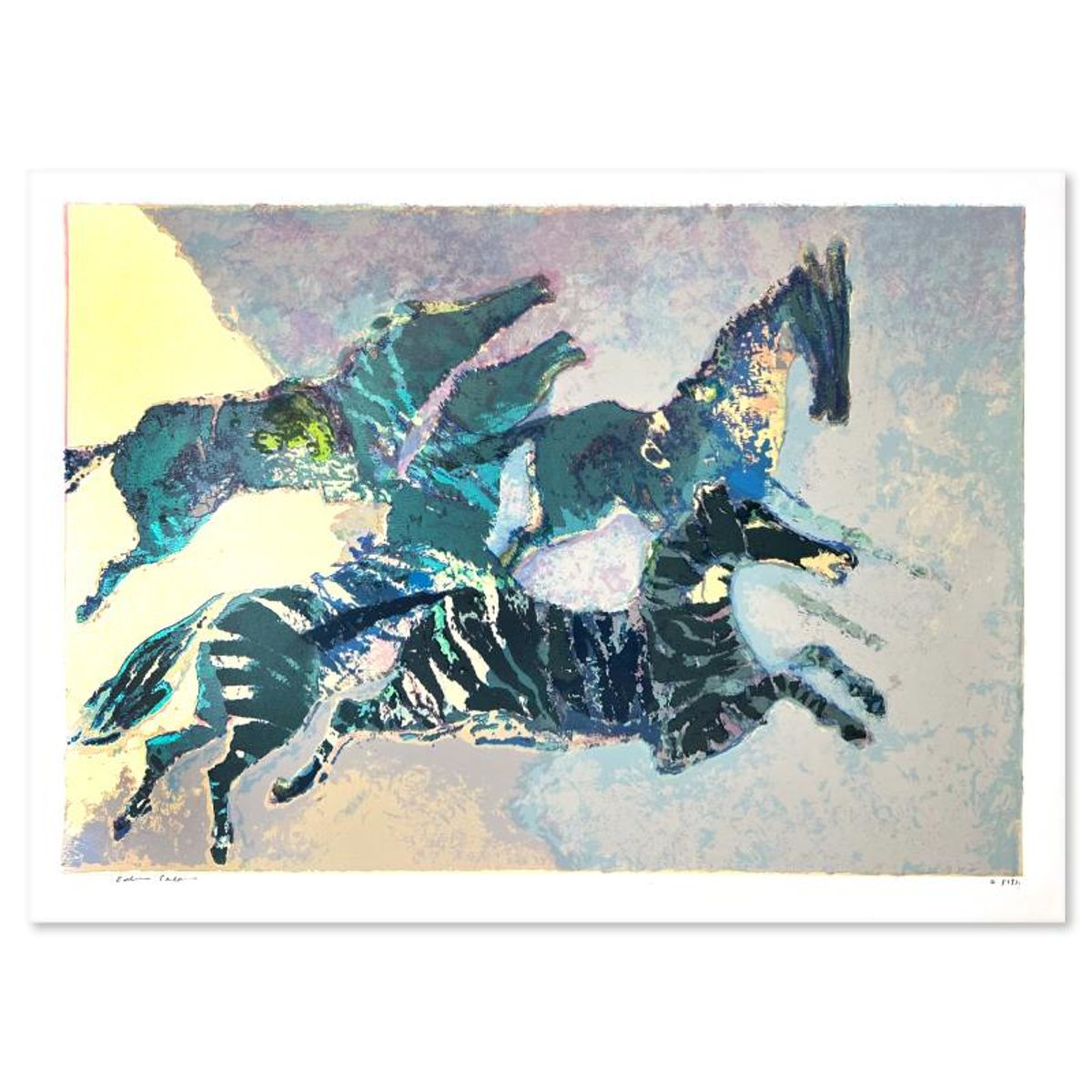 Edwin Salomon (1935-2014), Limited Edition Serigraph, Hand Signed and Numbered; Letter of Authenticity.