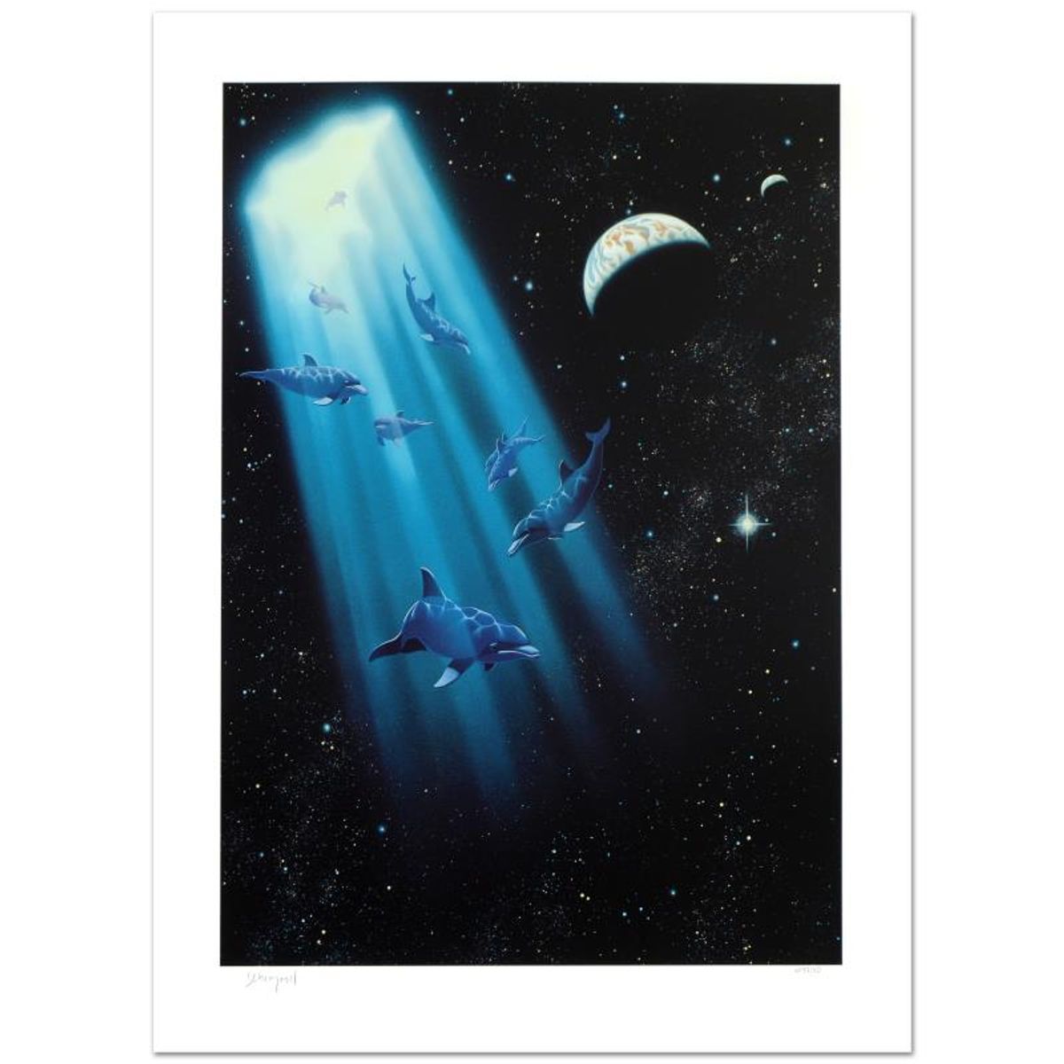 William Schimmel, "Conception" Limited Edition Giclee, Numbered and Hand Signed with Certificate of Authenticity.