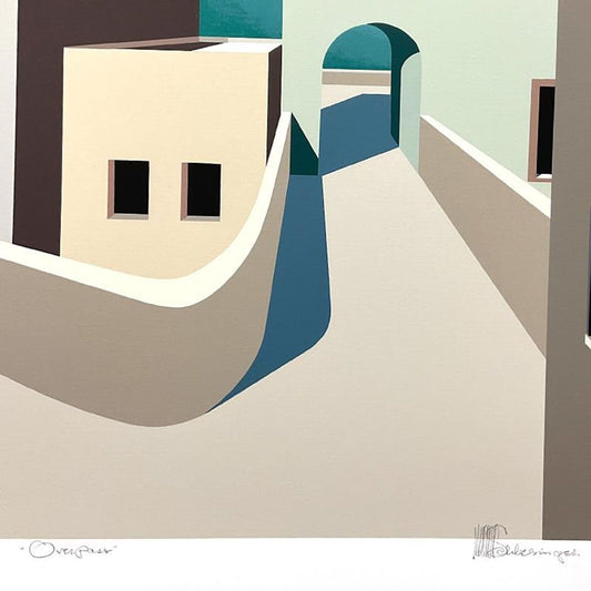 William Schlesinger (1915-2011), "Overpass" Limited Edition Serigraph, Numbered and Hand Signed with Letter of Authenticity