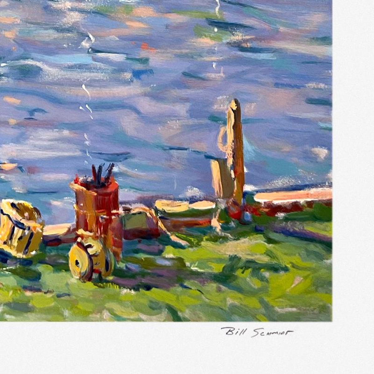 Bill Schmidt, "After the Sail" Limited Edition Printer's Proof Serigraph, Numbered and Hand Signed with Letter of Authenticity