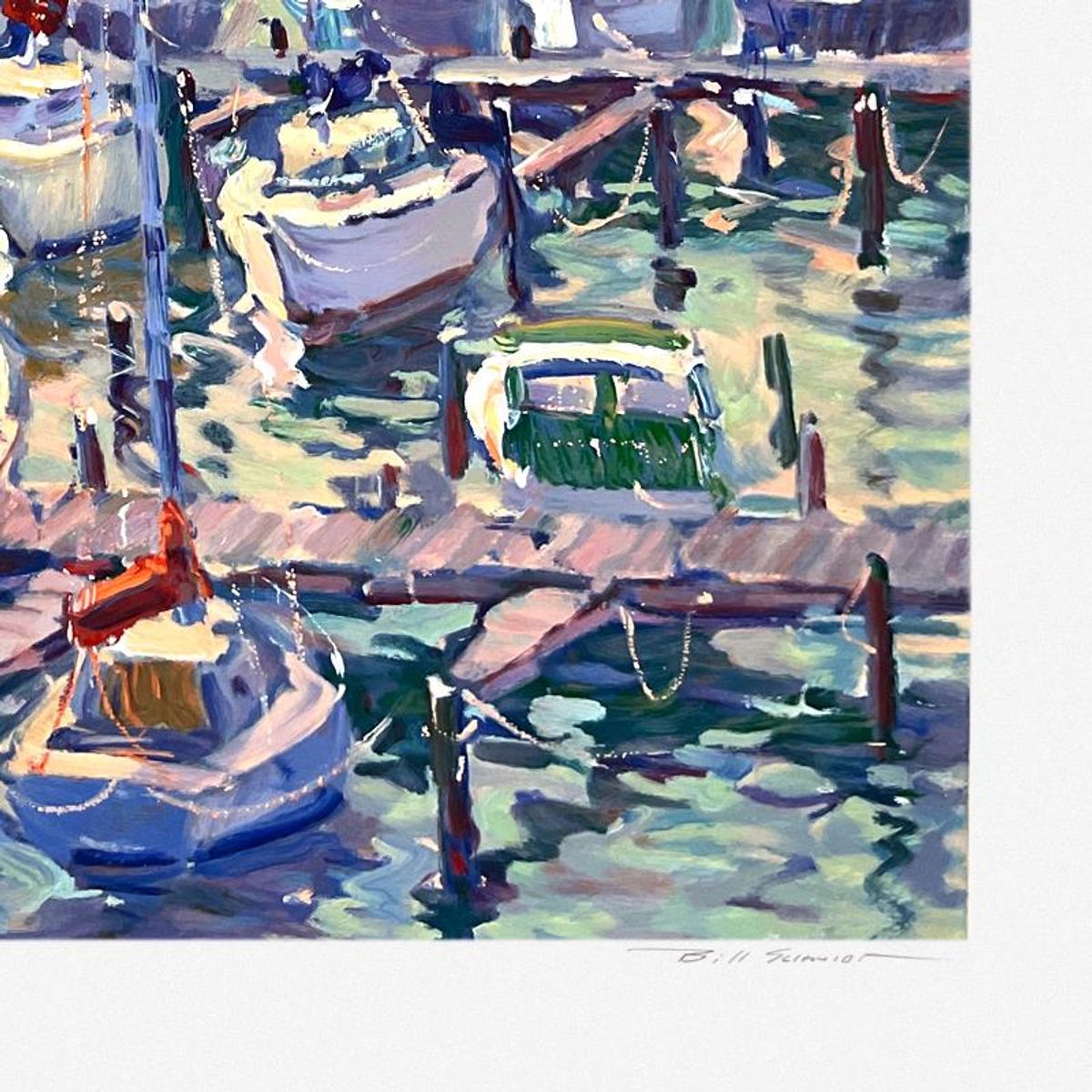 Bill Schmidt, "Annapolis Sunset" Limited Edition Printer's Proof Serigraph, Numbered and Hand Signed with Letter of Authenticity