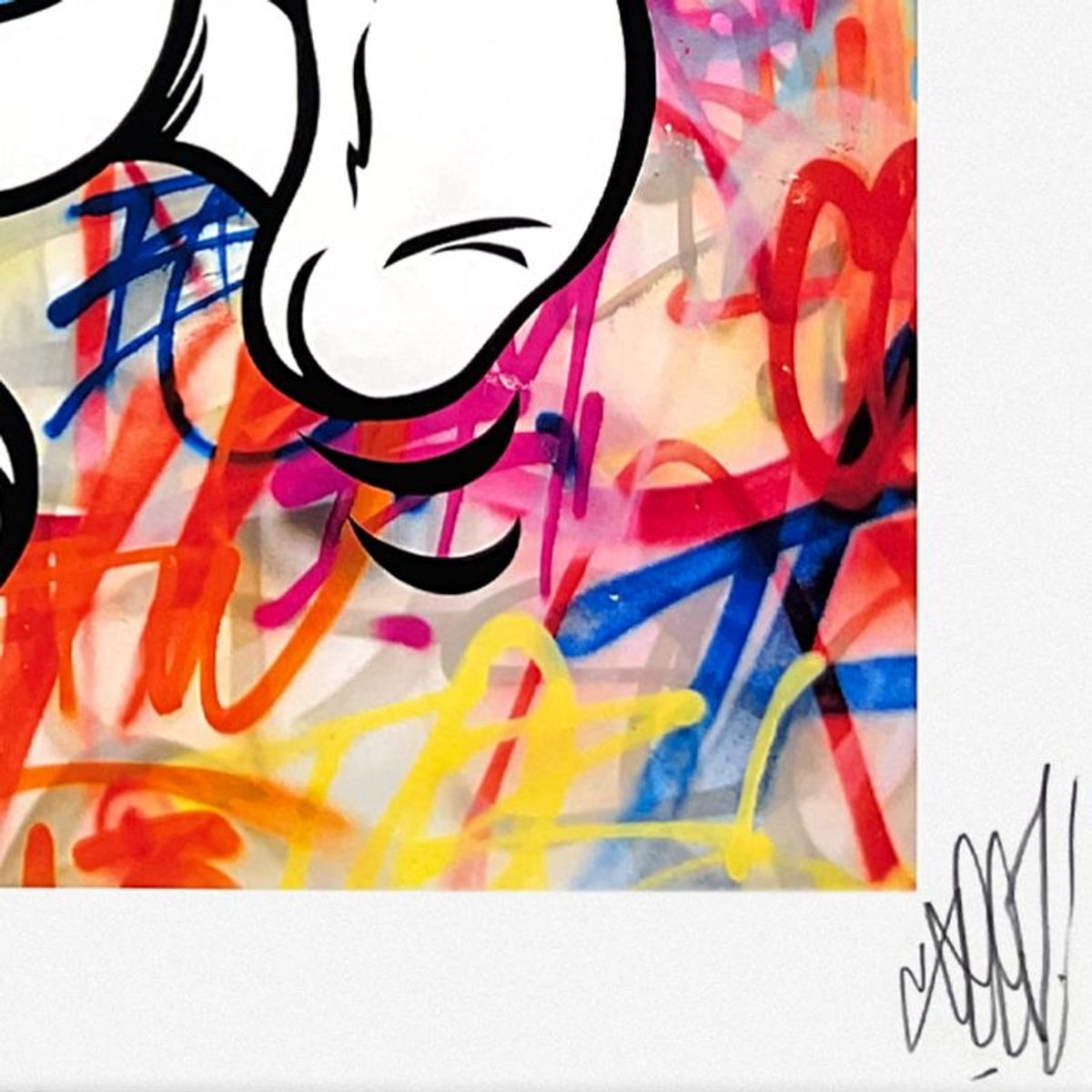 Seen, "Smurf" Limited Edition, Numbered and Hand Signed with Letter Authenticity