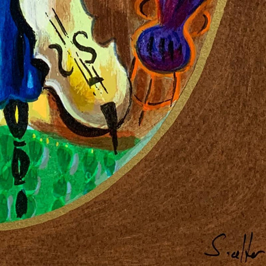 Shlomo Alter (1936-2021), "Balcony Flowers" Hand Signed Limited Edition Serigraph on Paper with Letter of Authenticity.