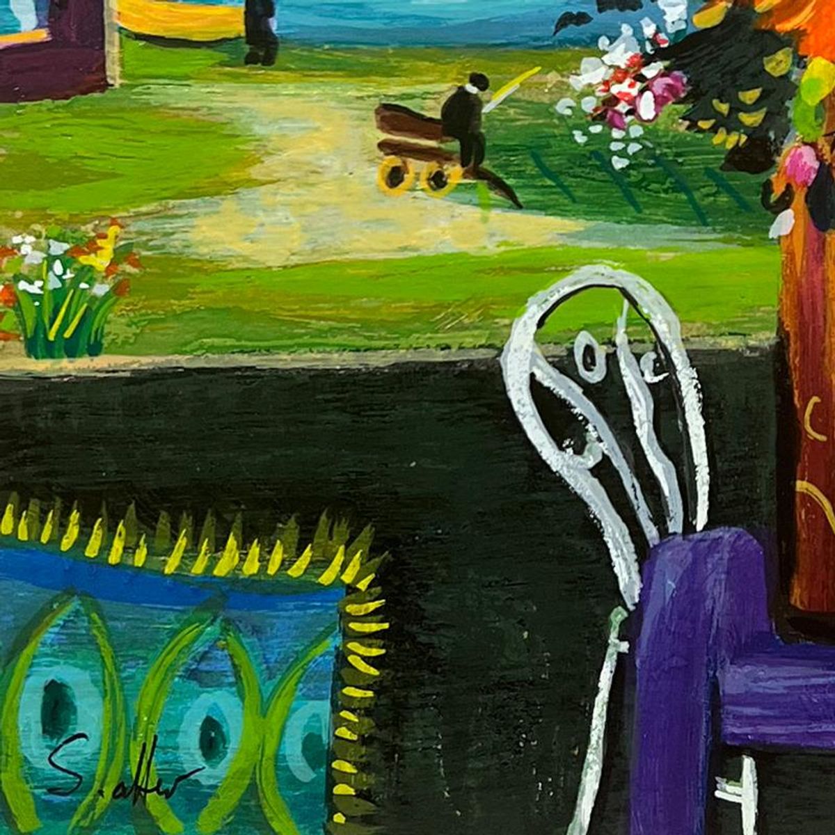 Shlomo Alter (1936-2021), "Beautiful Bouquet" Hand Signed, Numbered Limited Edition with Letter of Authenticity.