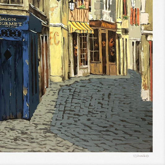 Viktor Shvaiko, "Saloon De The" Limited Edition Printer's Proof Serigraph (28" x 54"), Numbered and Hand Signed with Letter of Authenticity.