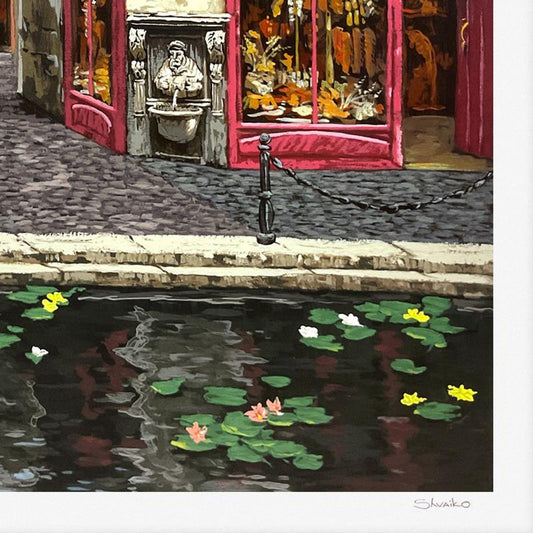 Viktor Shvaiko, "Le Noles De Jeanette (White)" Limited Edition Printer's Proof Serigraph (32" x 48"), Numbered and Hand Signed with Letter of Authenticity.