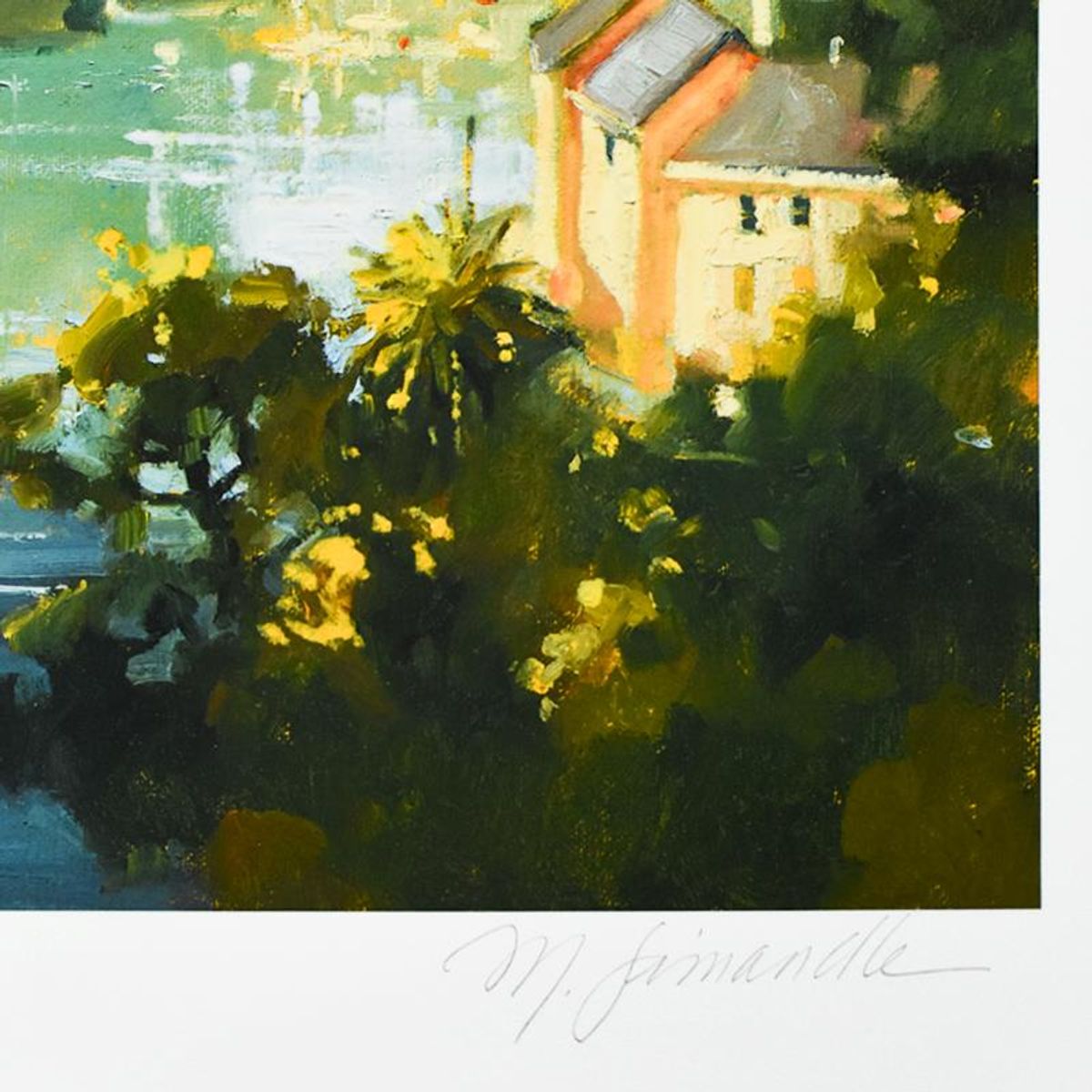 Marilyn Simandle, "Bellagio" Limited Edition, Numbered and Hand Signed with Letter of Authenticity.