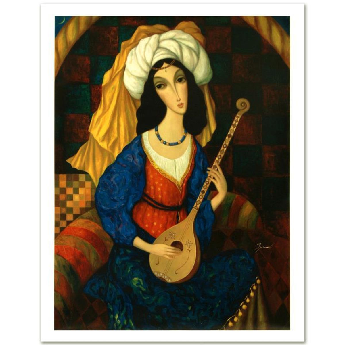 Sergey Smirnov (1953-2006), "Scheherazade" Limited Edition Mixed Media on Canvas (26" x 35"), Numbered and Hand Signed by Smirnov. Includes Certificate of Authenticity.