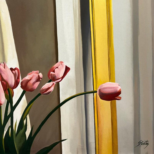 Tom Stiltz, "Artist Studio" Hand Embellished Limited Edition Printer's Proof on Canvas, Numbered and Hand Signed with Letter of Authenticity.