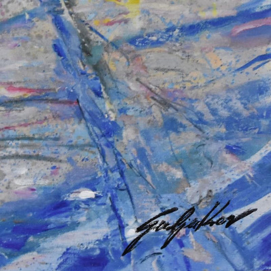 Vadik Suljakov, "Winter Walk" Hand Embellished Limited Edition on Canvas, Numbered and Hand Signed with Certificate of Authenticity.