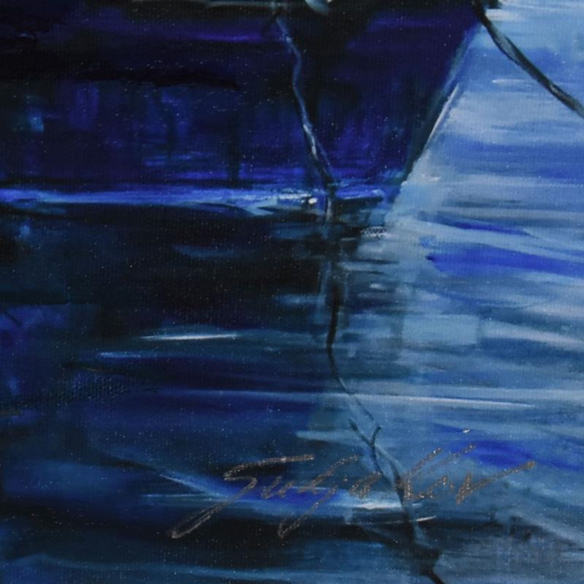 Vadik Suljakov, "Mist on the Lake" Hand Embellished Limited Edition on Canvas, Numbered and Hand Signed with Certificate of Authenticity.