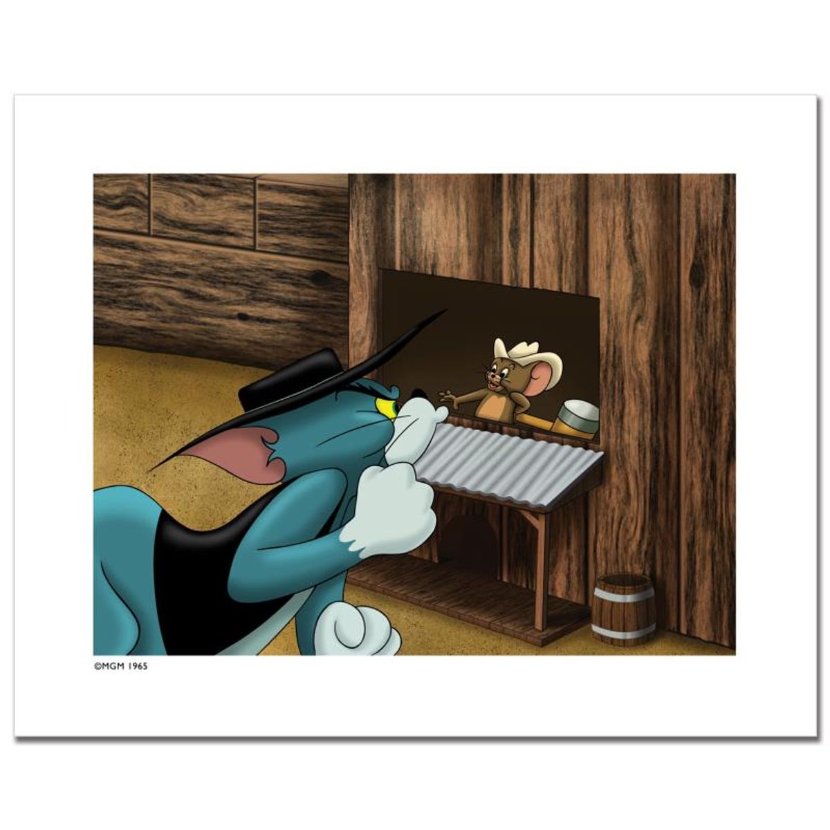 Tom and Jerry, "Tall in the Trap" Numbered Limited Edition with Certificate of Authenticity.