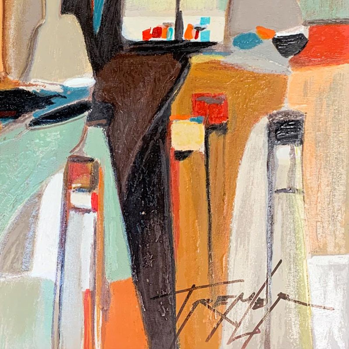 Yuri Tremler, Hand Signed Limited Edition Serigraph on Board with Letter of Authenticity.