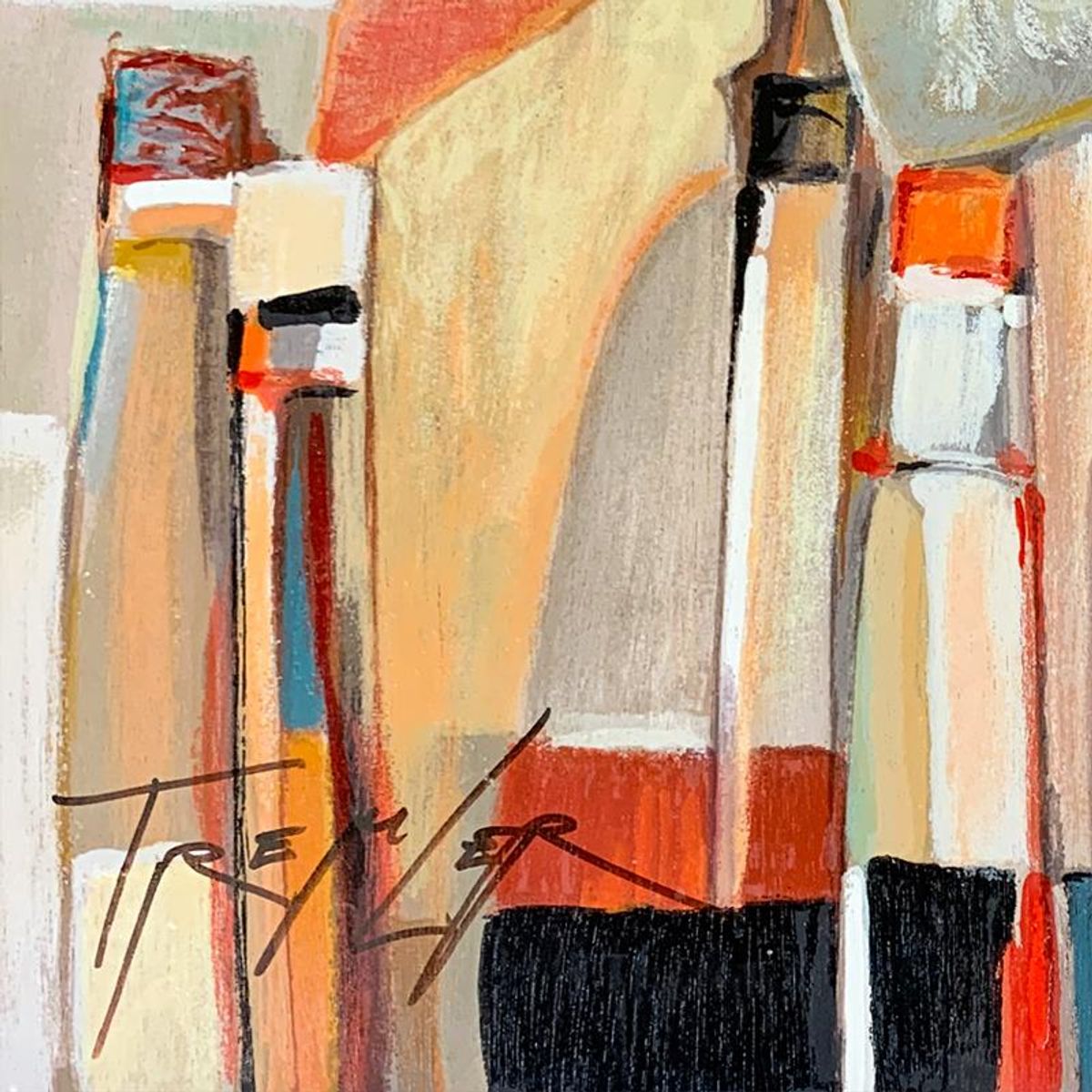 Yuri Tremler, Hand Signed Limited Edition Serigraph on Board with Letter of Authenticity.