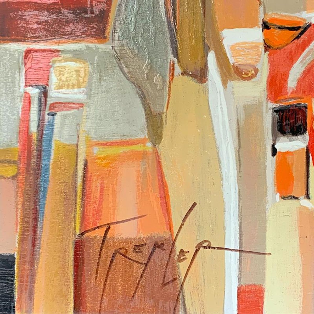 Yuri Tremler, Hand Signed Limited Edition Serigraph on Board with Letter of Authenticity.