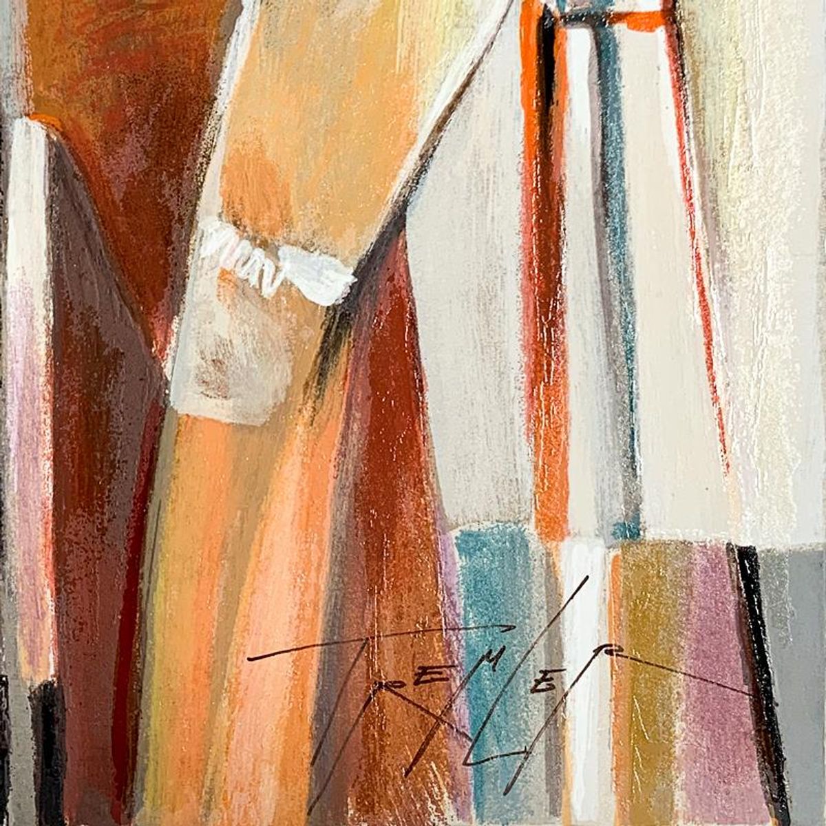 Yuri Tremler, "Untold Secret" Limited Edition Serigraph, Hand Signed with Letter of Authenticity.