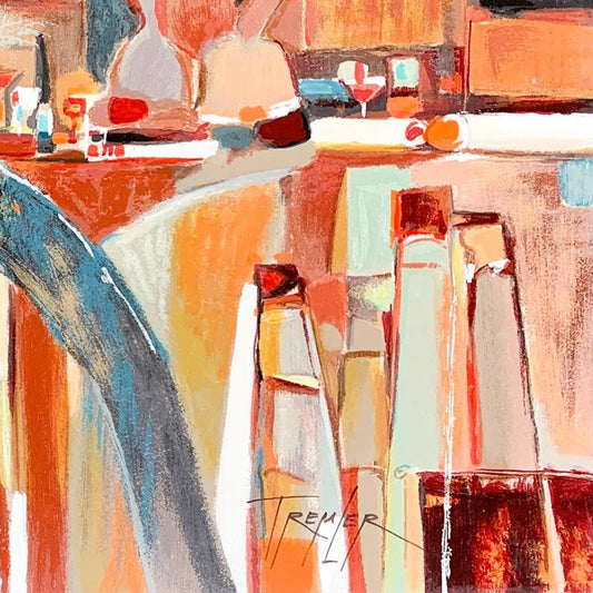 Yuri Tremler, Hand Signed Limited Edition Serigraph on Board with Letter of Authenticity.