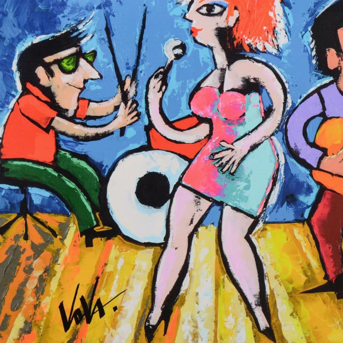 Vova, Hand Embellished Limited Edition on Canvas, Numbered Inverso and Hand Signed with Letter of Authenticity.