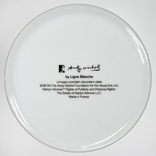 Andy Warhol (1928-1987), "Marilyn (Black)" Framed Limoges Porcelain Plate.