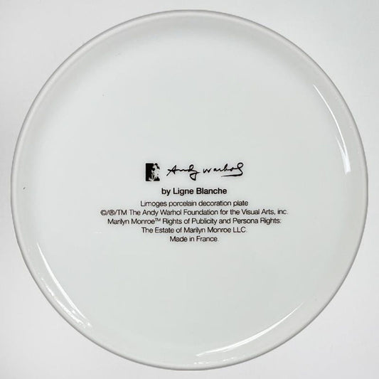 Andy Warhol (1928-1987), "Marilyn (Purple)" Framed Limoges Porcelain Plate.