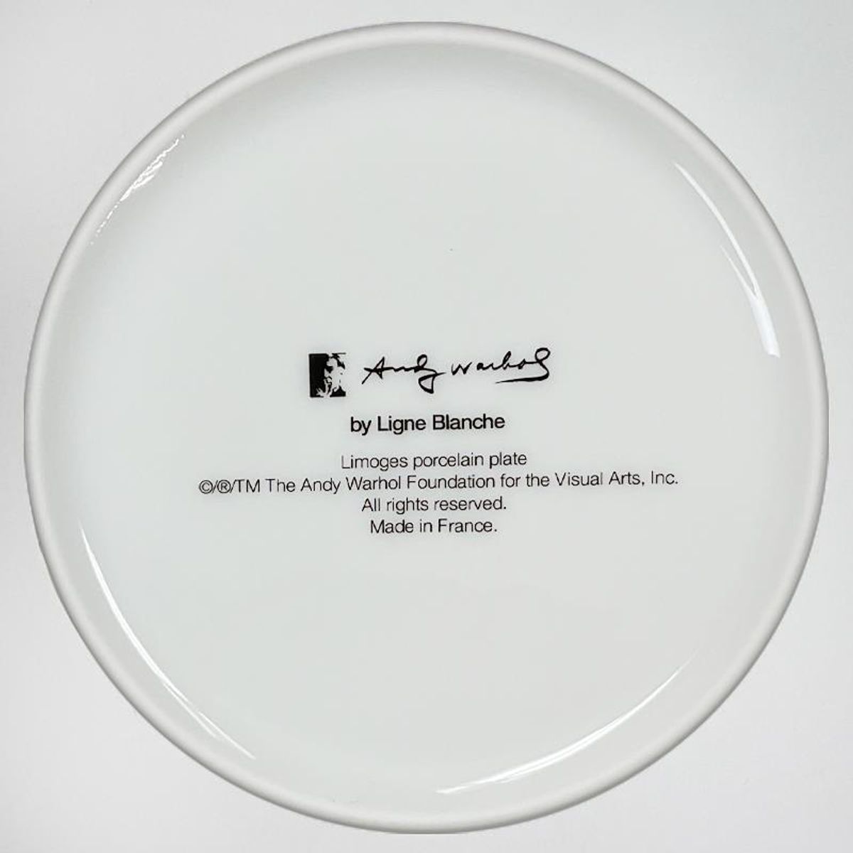 Andy Warhol (1928-1987), "MAO (Pink Jacket)" Framed Limoges Porcelain Plate.