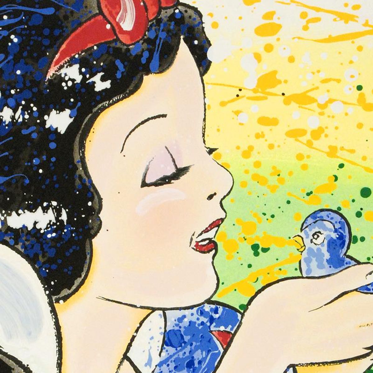 David Willardson, "A Fine Feathered Friend" Hand Signed Limited Edition Disney Serigraph with Letter of Authenticity.