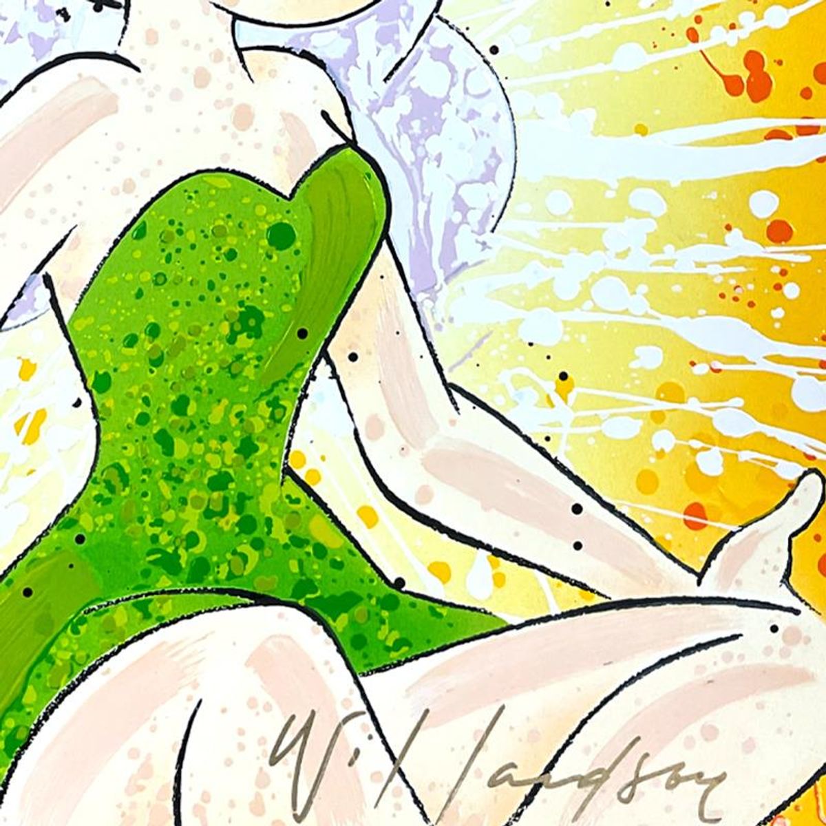 David Willardson, "Keeping It Light" Limited Edition Serigraph, Numbered and Hand Signed with LOA.