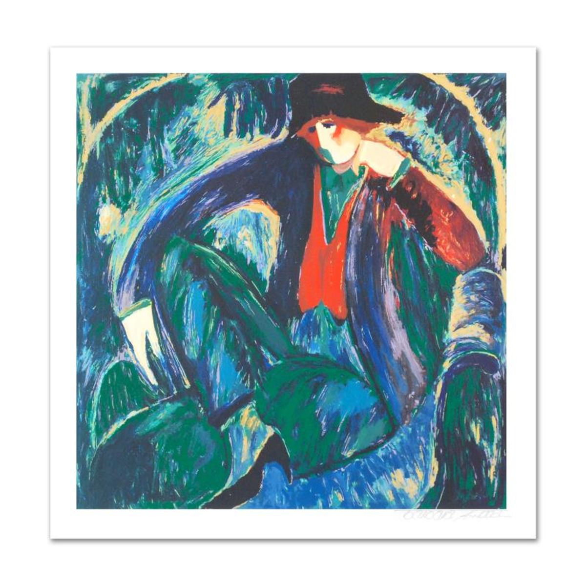 High Heels Limited Edition Seriolithograph by Barbara Wood, Numbered and Hand Signed, with Letter of Authenticity.