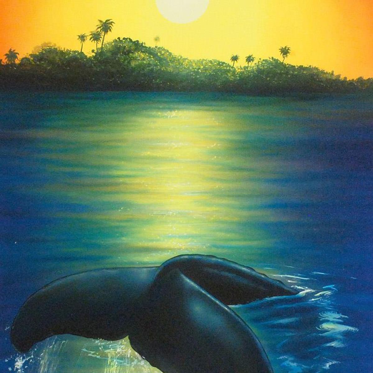 New Dawn Limited Edition Giclee on Canvas by renowned artist WYLAND, Numbered and Hand Signed with Certificate of Authenticity.