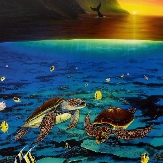 Wyland, "Ancient Mariner" Limited Edition Lithograph, Numbered and Hand Signed with Certificate of Authenticity.