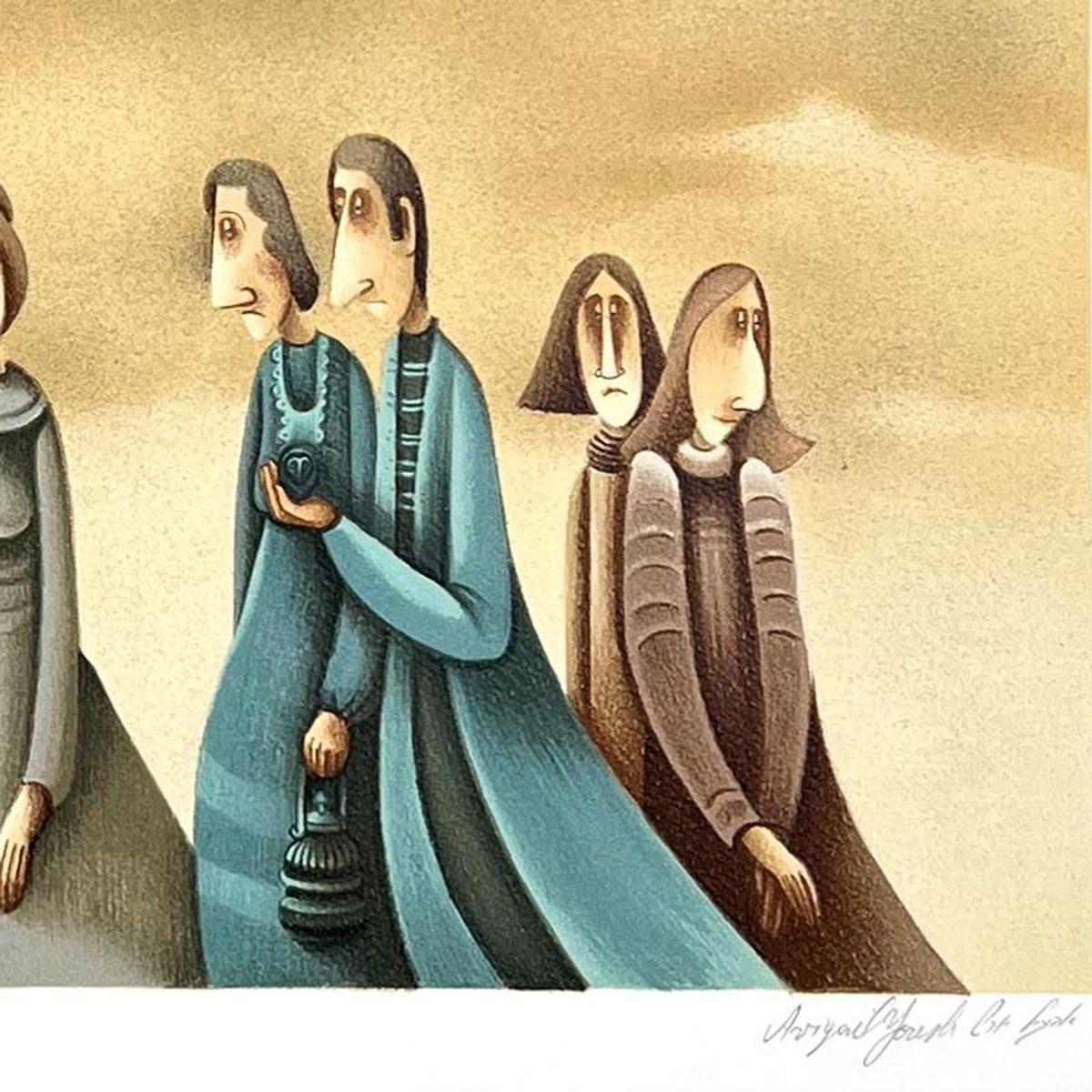 Avigail Yoresh, Limited Edition Serigraph, Hand Signed and Numbered with Letter of Authenticity.