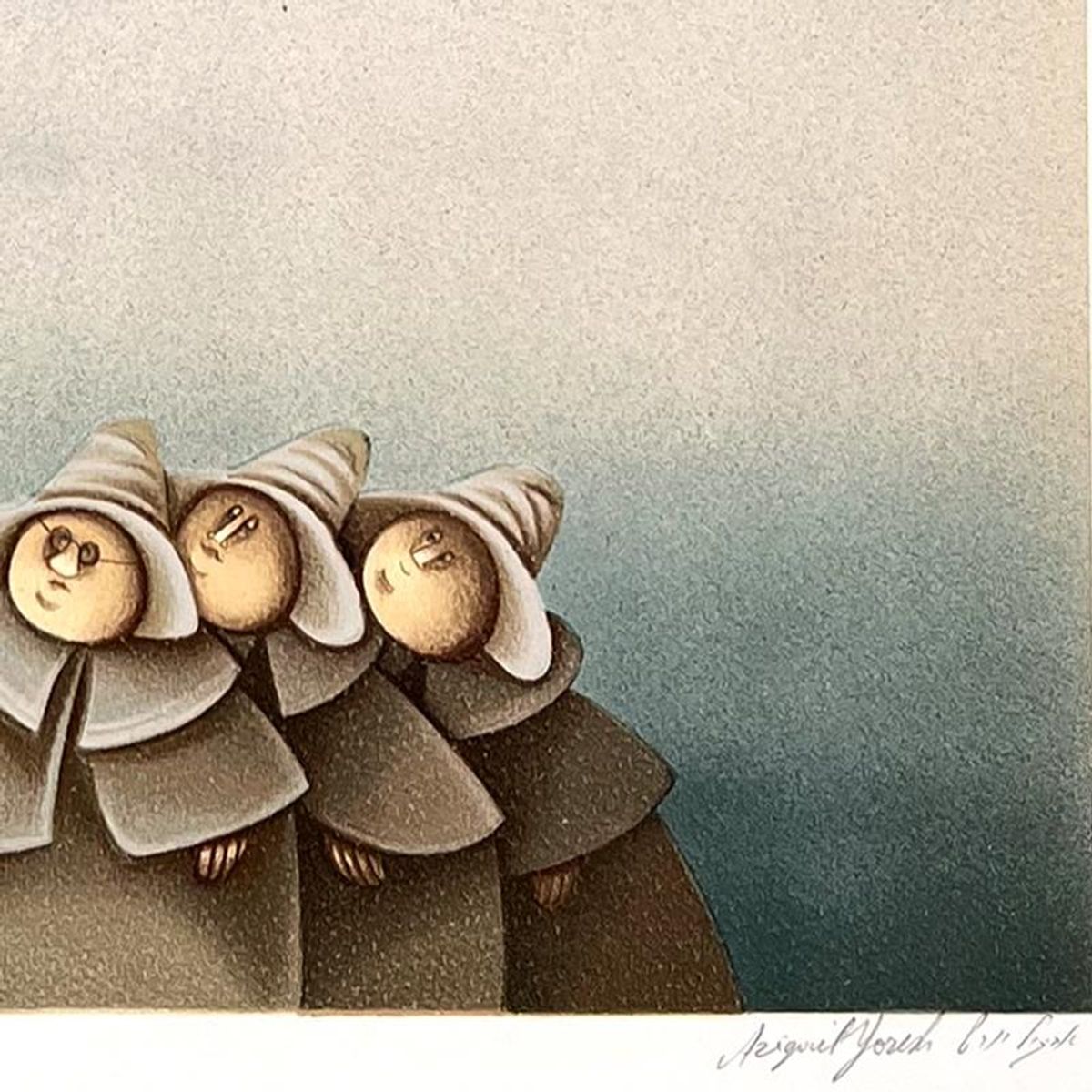 Avigail Yoresh, Limited Edition Serigraph, Hand Signed and Numbered with Letter of Authenticity.