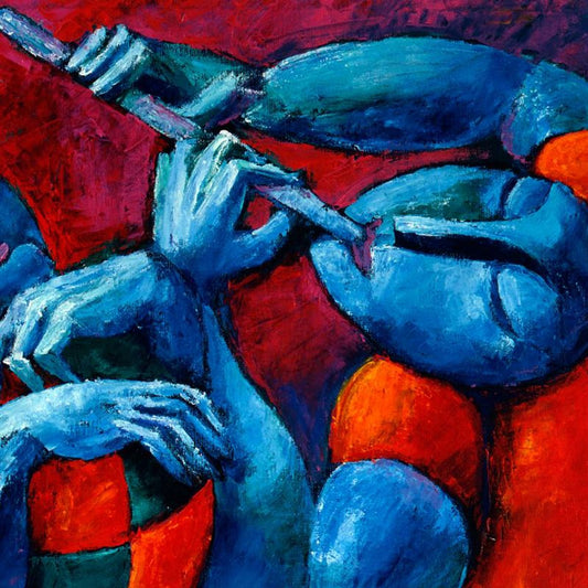 Yuroz, "Concert On The Beach" Hand Signed Limited Edition Serigraph with Certificate of Authenticity.